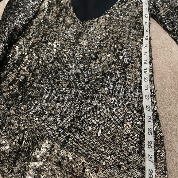 Free people tarnished gold sequined tunic - Picture 8 of 8